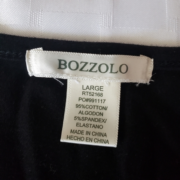 Bozzolo Girls Black Longsleeve Leatatd Size L - Picture 6 of 8